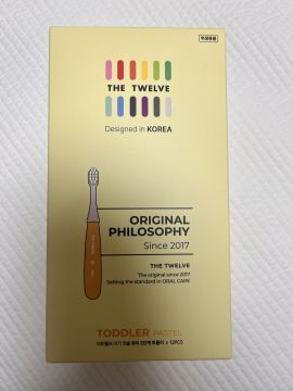 더트웰브 유아칫솔 12개입 2단계 토들러 어린이 돌 아기 칫솔